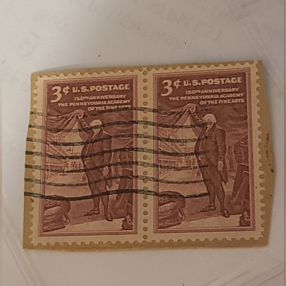 Vintage 3¢ U.S. Postage Stamps